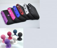 CARCASA BLAKCBERRY 8520 + SOPORTE SILICONA